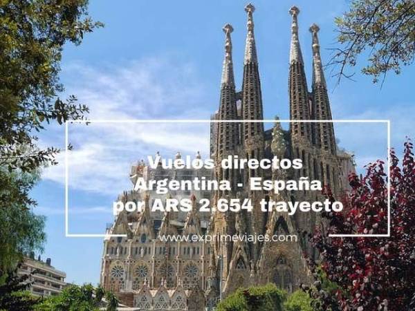 🇦🇷 VUELOS DIRECTOS DE ARGENTINA A ESPAÑA POR ARS 2654 TRAYECTO