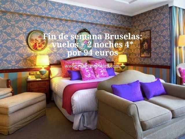 🇧🇪 FIN DE SEMANA BRUSELAS: VUELOS + 2 NOCHES 4* POR 94 EUROS