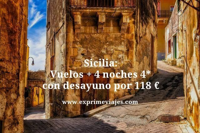 🇮🇹 SICILIA: VUELOS + 4 NOCHES 4* CON DESAYUNO POR 118 EUROS