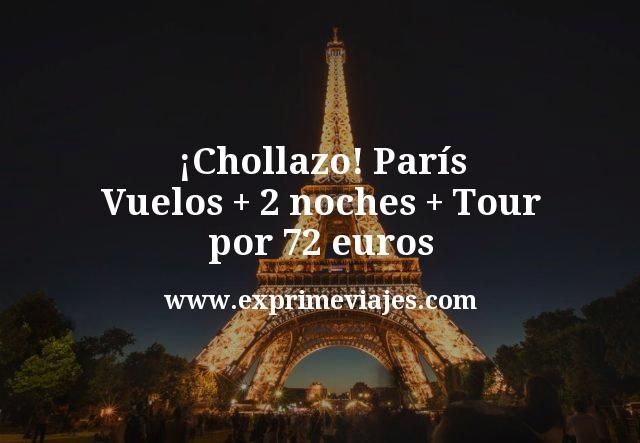 🇫🇷 París: Vuelos + 2 noches + Tour por 72 euros