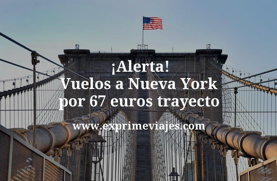 🇺🇸 Alerta! Vuelos a Nueva York por 67 euros trayecto