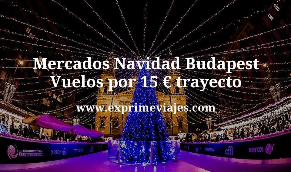🇭🇺 Mercados Navidad Budapest: Vuelos por 15 euros trayecto