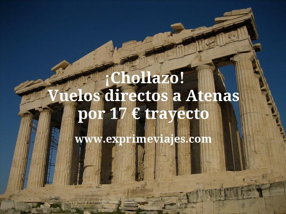 🇬🇷 Vuelos directos a Atenas por 17 euros trayecto