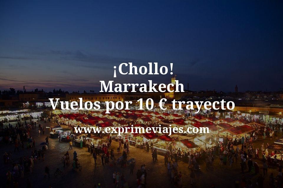 🇲🇦 Marrakech: Vuelos por 10 € trayecto