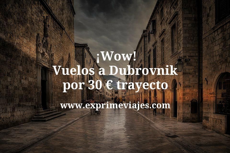 🇭🇷 Vuelos a Dubrovnik por 30 euros trayecto