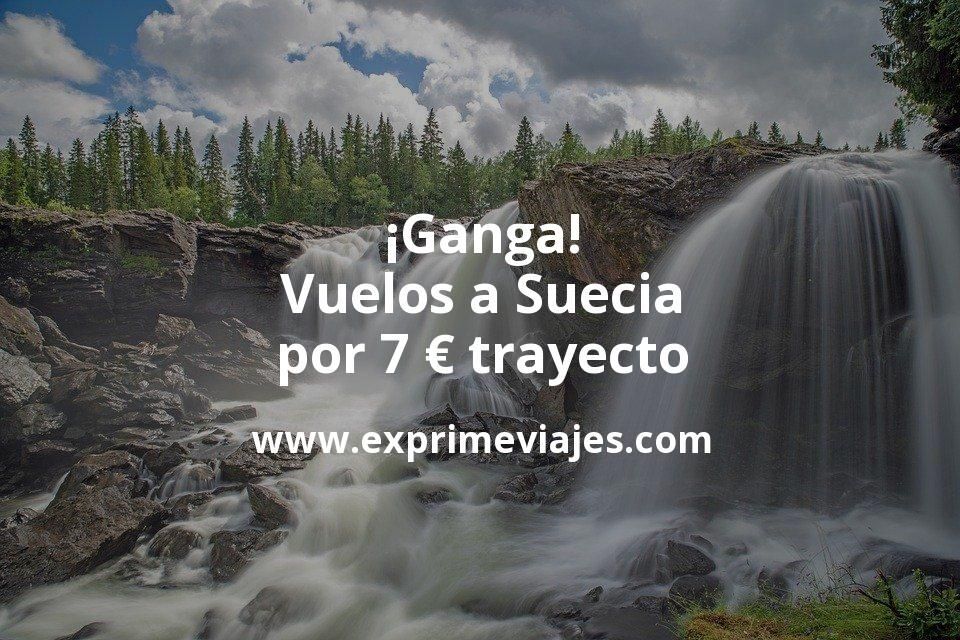 🇸🇪 Vuelos a Suecia por 7 euros trayecto