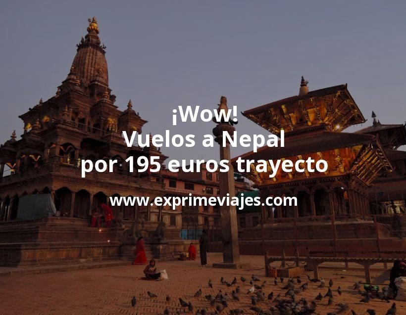 🇳🇵 Vuelos a Nepal por 195 euros trayecto