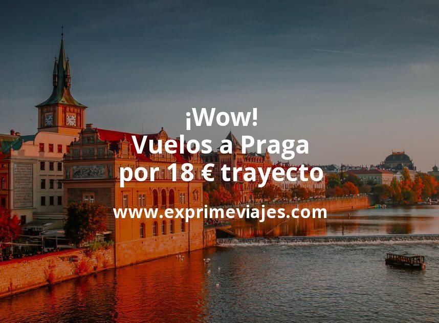 🇨🇿 Vuelos a Praga por 18 euros trayecto