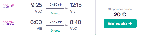 ¡Chollazo! Vuelos a Viena por 10 euros trayecto