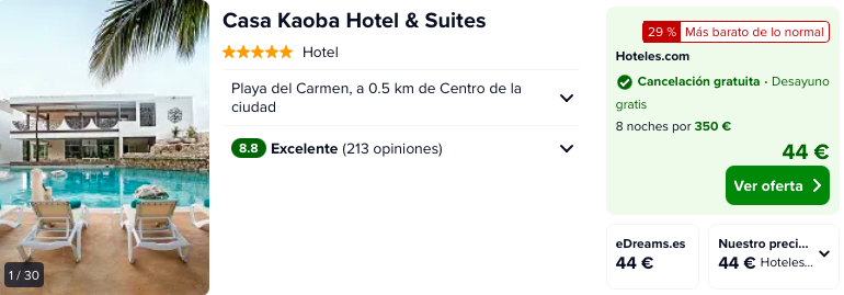 chollo hotel riviera Maya 5 estrellas barato