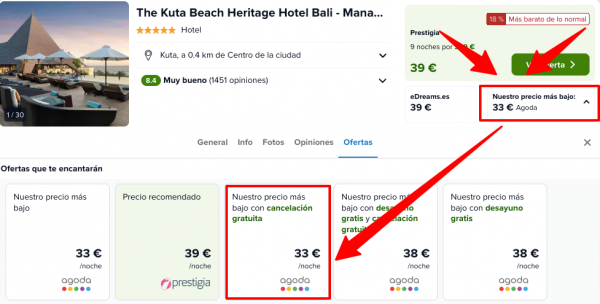 hotel 5 estrellas barato bali verano