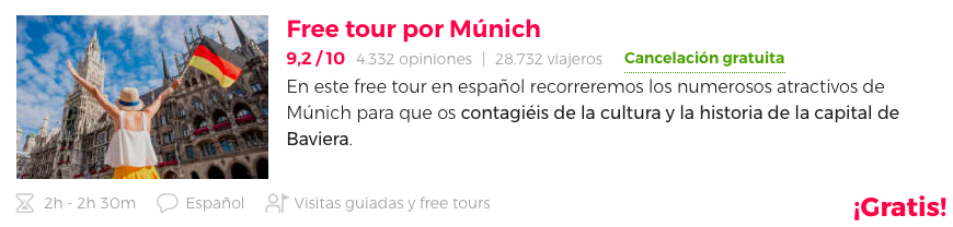 Tour gratis por Munich Tour gratis por Munich