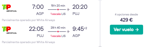 comprar vuelos baratos a punta cana desde malaga