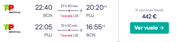 comprar vuelos baratos de barcelona a punta cana