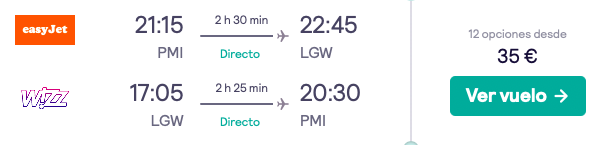 COMPRAR VUELOS BARATOS A LONDRES DESDE MALLORCA EN REYES