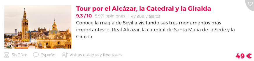 Tour en Sevilla