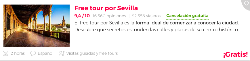 tour gratis Sevilla