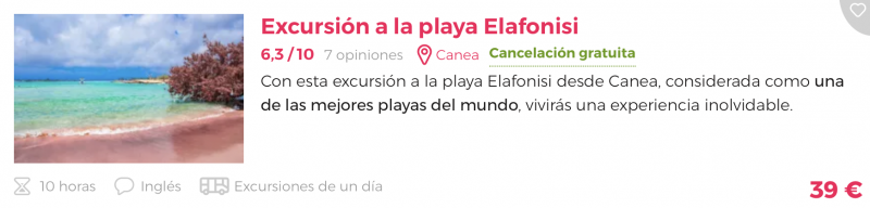 CRETA EXCURSIÓN A UNA DE LAS MEJORES PLAYAS DEL MUNDO