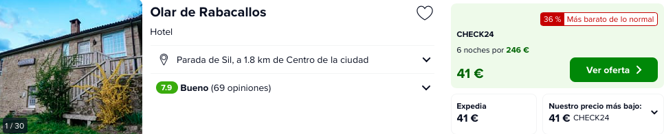 ¡Última hora! Puente Diciembre Cañón Del Río Sil: Alojamiento rural por 21 € p.p/noche