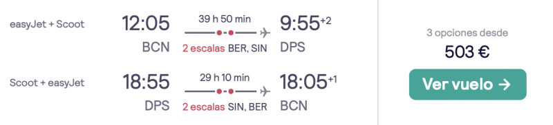 comprar vuelos baratos a bali en verano