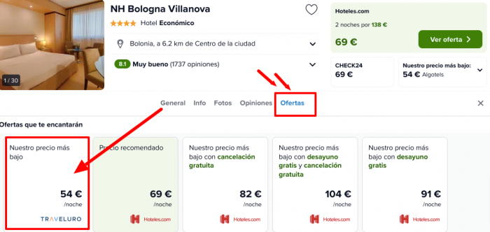 ¡Ofertón! Fin de semana Bolonia: Vuelos + 3 noches NH 4* por 118 euros