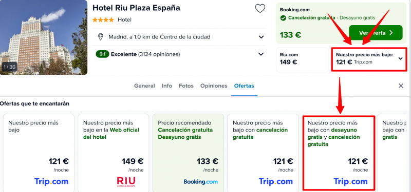 famoso hotel riu plaza España Madrid barato famoso hotel riu plaza España Madrid barato