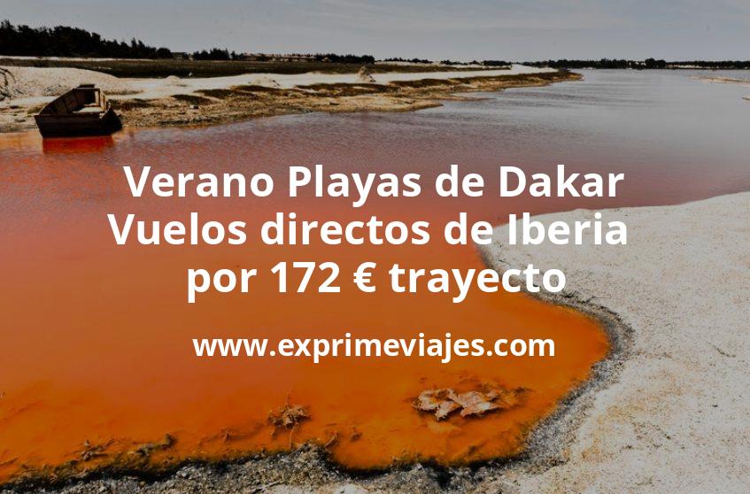 🏖️ Verano Playas de Dakar: Vuelos directos de Iberia por 172 euros trayecto