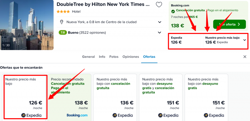 chollo hotel Hilton Times Square Nueva York chollo hotel Hilton Times Square Nueva York