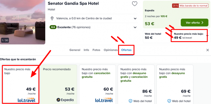¡Ofertón! Fin de semana Primavera en Gandía: Hotel Spa 4* por 24 € p.p/noche