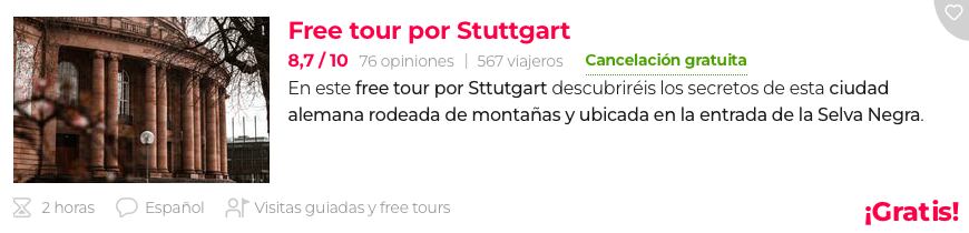 Verano en Stuttgart: Vuelos + 3 noches hotel centro por 176 euros