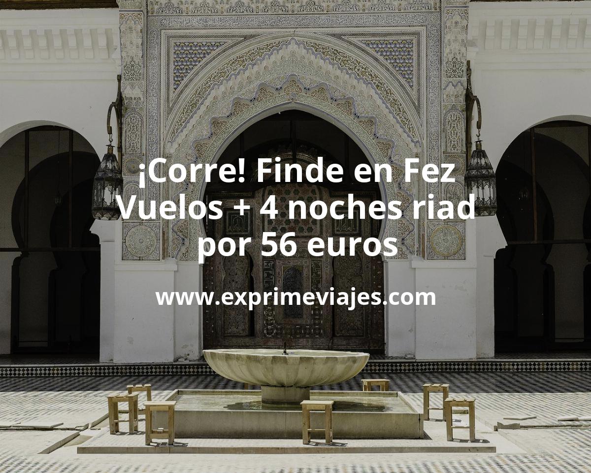 🇲🇦 Corre! Fin de Semana en Fez: vuelos + 4 noches en riad por 56 euros