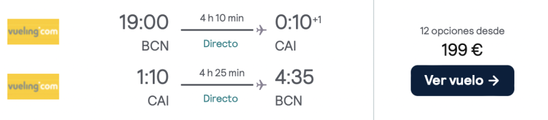 COMPRAR. VUELOS BARATOS DE BARCELONA A EGIPTO