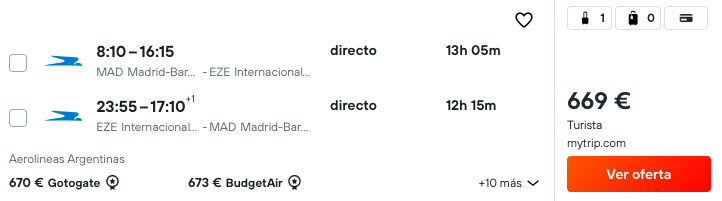 ¡Ofertón! Argentina en Agosto: Vuelos directos por 334 euros trayecto ¡Ofertón! Argentina en Agosto: Vuelos directos por 334 euros trayecto