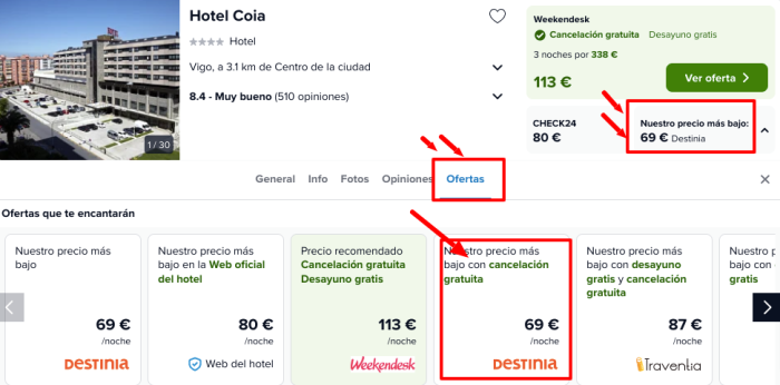 ¡Wow! Verano Rías Baixas: Hotel 4* cancelable por 34 € p.p/noche 