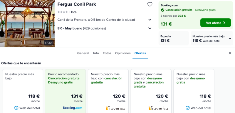 dormir barato hotel 4 estrellas Conil dormir barato hotel 4 estrellas Conil