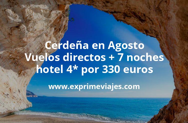 🇮🇹 Cerdeña en Agosto: Vuelos directos + 7 noches hotel 4* por 330 euros