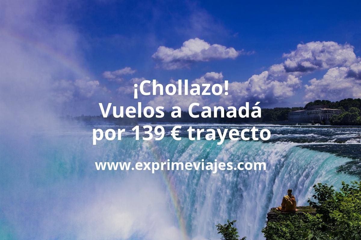 🇨🇦 Vuelos a Canadá por 139 euros trayecto