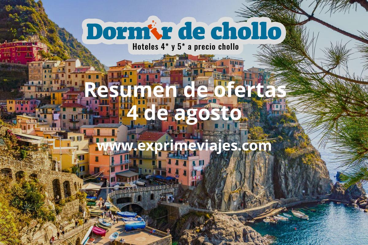 ✈️ Resumen de ofertas de Dormir de Chollo – 4 de agosto