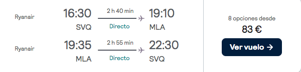 Malta en Septiembre: Vuelos + 7 noches por 177 euros