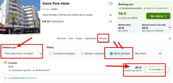 LLoret de Mar en Septiembre: Hotel 4* con desayunos y cenas por 32 € p.p/noche 