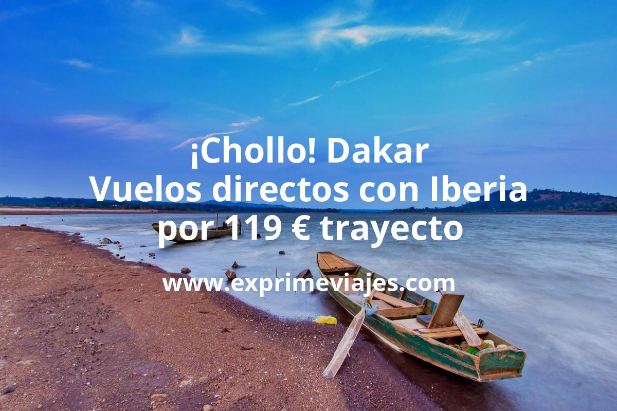 ✈️ Dakar: Vuelos directos con Iberia por 119 euros trayecto
