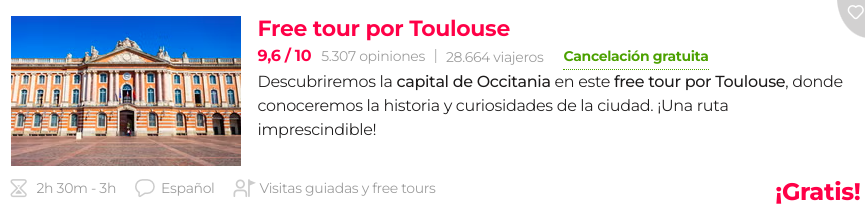que hacer gratis en Toulouse