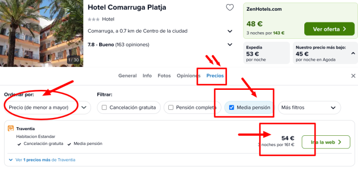 ¡Brutal! Puente Octubre: Hotel frente a la playa con desayunos y cenas por 27 € p.p/noche