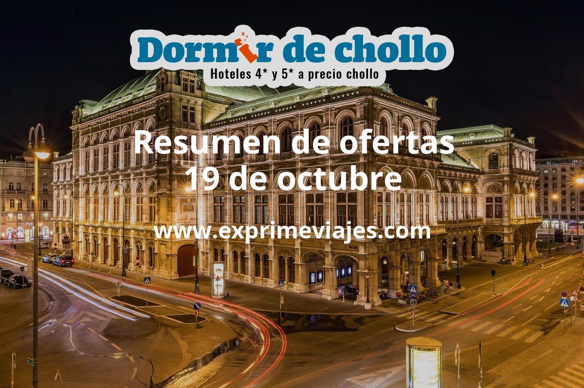 ✈️ Resumen de ofertas de Dormir de Chollo – 19 de octubre