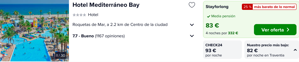 Puente Octubre: Resort 4* frente al mar con desayunos y cenas por 41 € p.p/noche