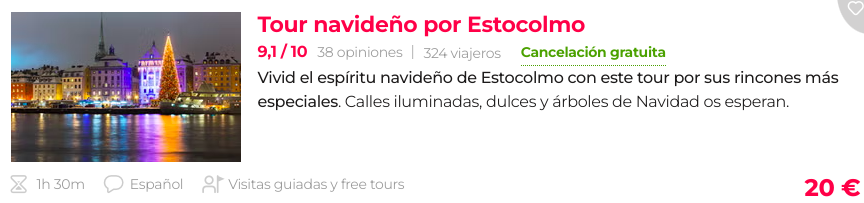 Mercado Navidad Estocolmo