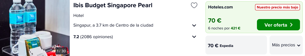 ¡Wow! Singapur en Verano: Vuelos + 6 noches por 844 euros