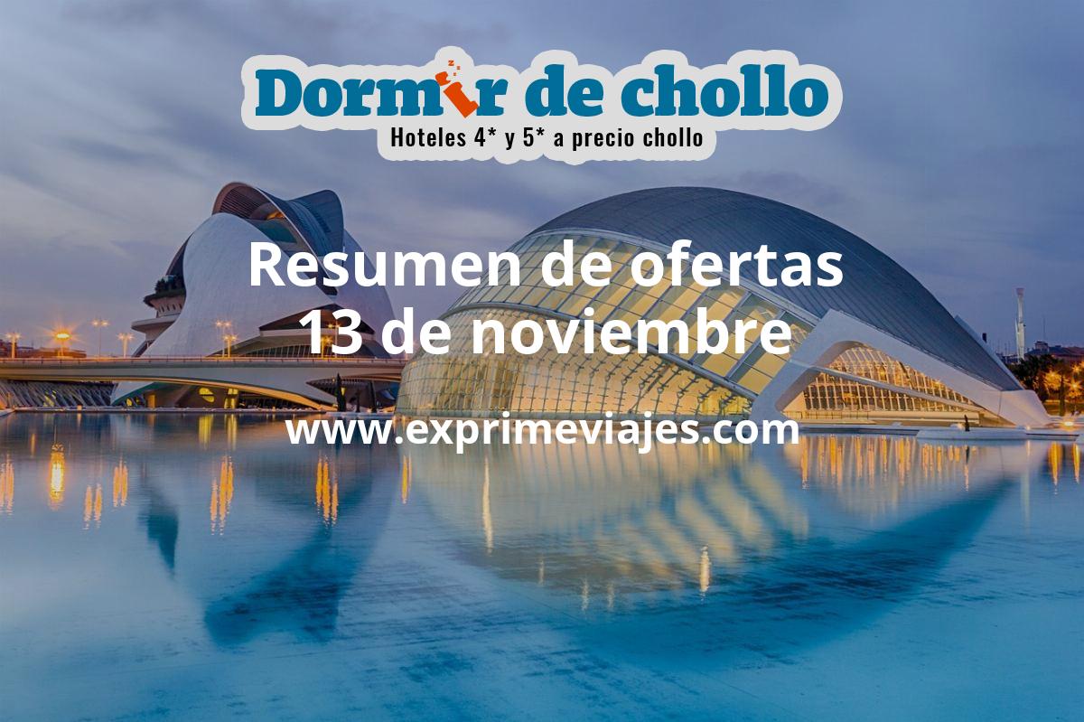 ✈️ Resumen de ofertas de Dormir de Chollo – 13 de noviembre