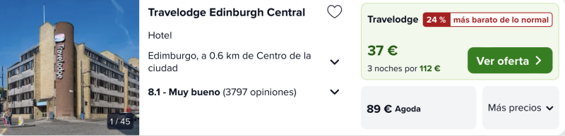 dormir barato centro de edimburgo