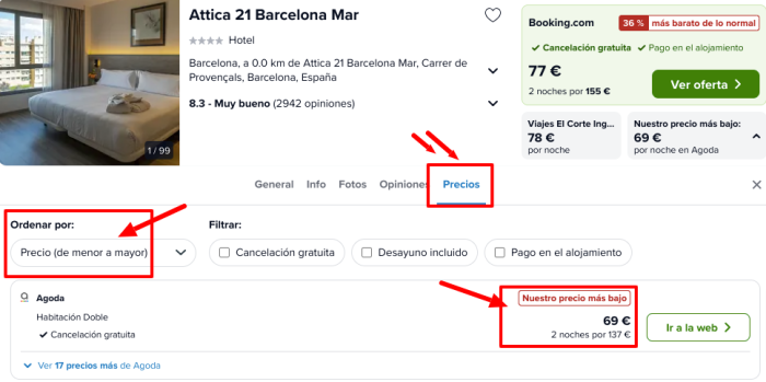 Barcelona en Navidad: Hotel 4* centro cancelable por 34 € p.p/noche